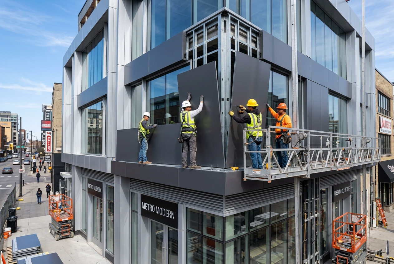 Building completion team finishing works
